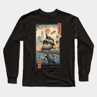 Kame Kame Ukiyo-e Long Sleeve T-Shirt